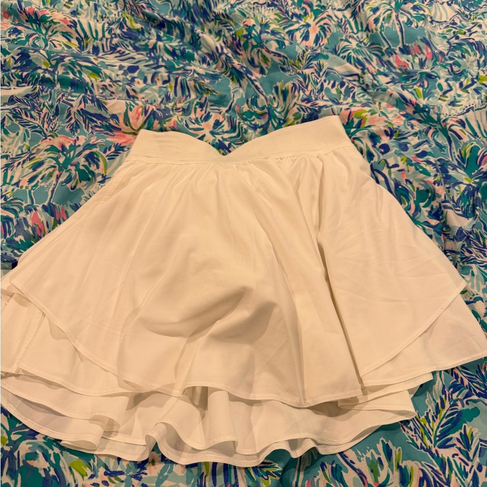 Lululemon Athletica Tan Mini Skater Skirt